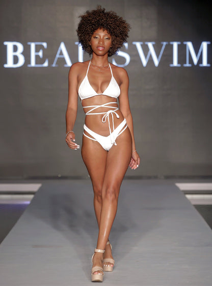 Ivana Bikini Bottoms - White